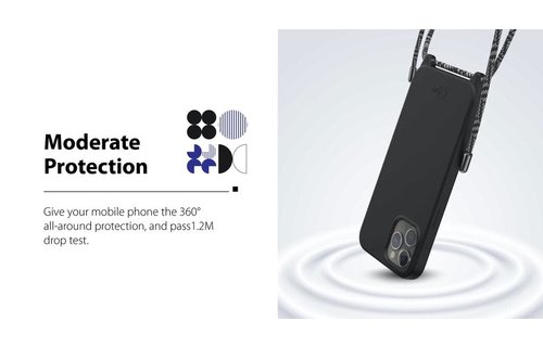 SwitchEasy Play Silicone Case for iPhone 12 / 12 Pro - Black