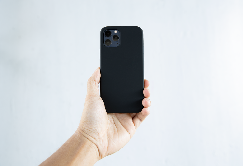 SwitchEasy Skin Silicone Case for iPhone 12 Mini - Black