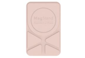 SwitchEasy MagStand Leather Stand for iPhone 11 and 12 - Pink sand