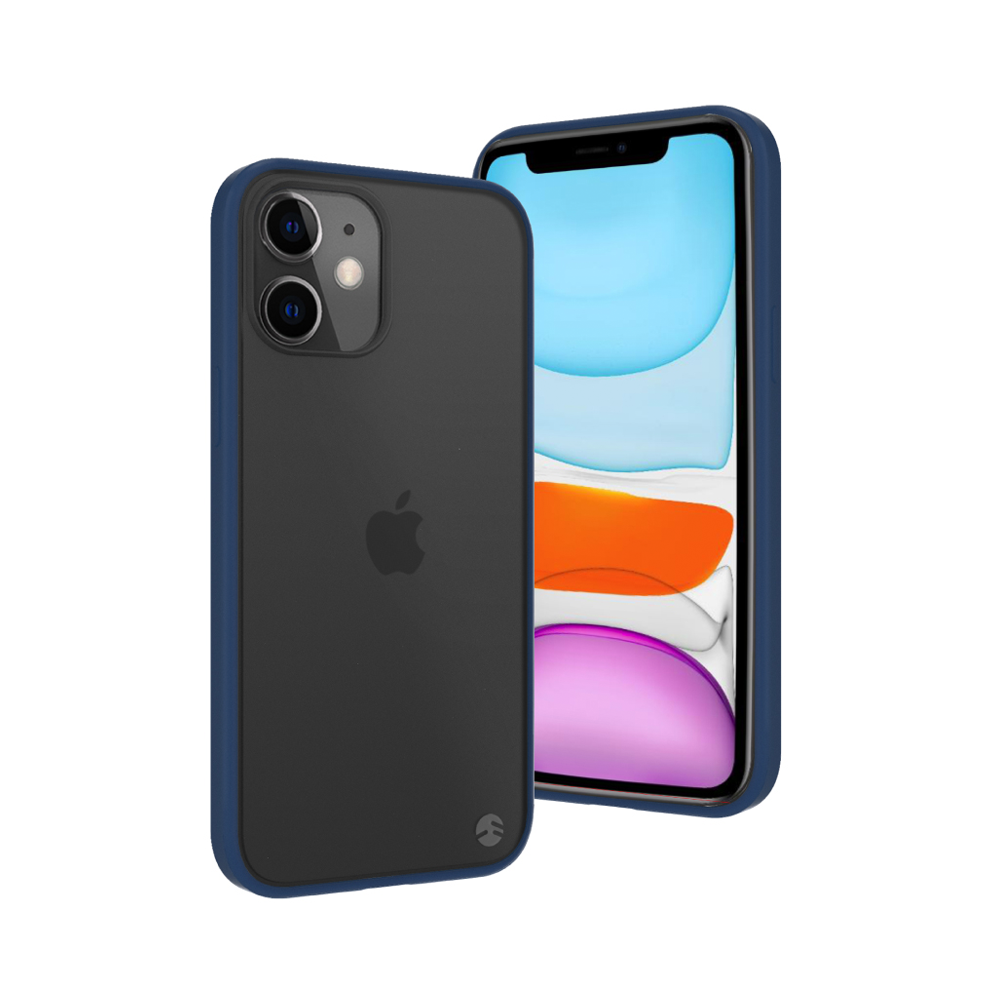 SwitchEasy Aero Case for iPhone 12 Mini - Ice Navy Blue