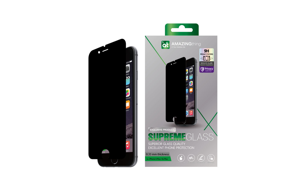 AT IPHONE 6/6S PLUS 0.33MM PRIVACY SUPREME GLASS
