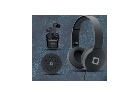SBS Wireless Speaker + Wired Headset + Wireless Stereo Earset