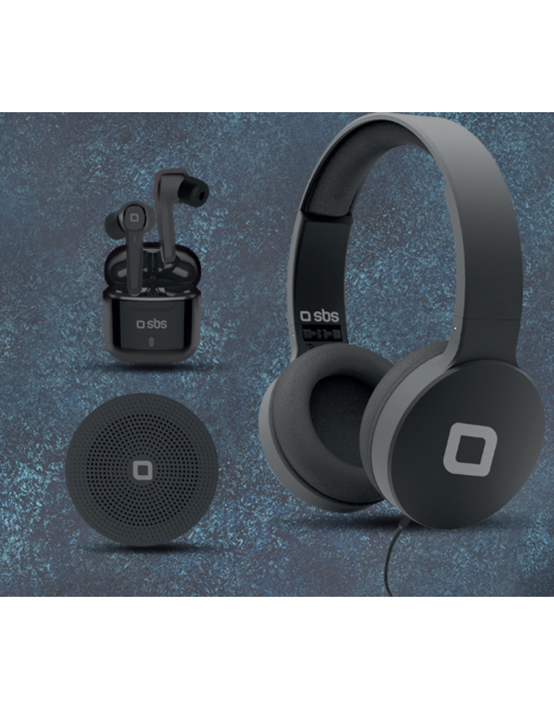 SBS Wireless Speaker + Wired Headset + Wireless Stereo Earset