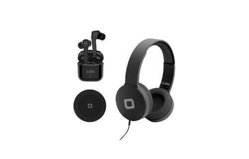 SBS Wireless Speaker + Wired Headset + Wireless Stereo Earset