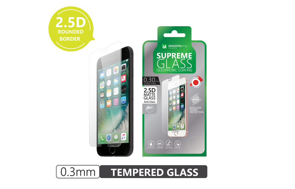 AT IPHONE 7/8 0.33MM SUPREME GLASS (MATTE)