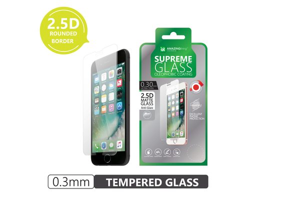 AT IPHONE 7/8/SE 0.33MM SUPREME GLASS (MATTE)