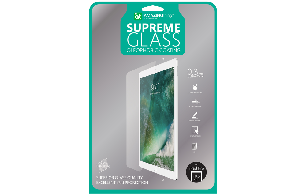 AT IPAD PRO / AIR 10.5” 0.33MM SUPREME GLASS (CRYSTAL)