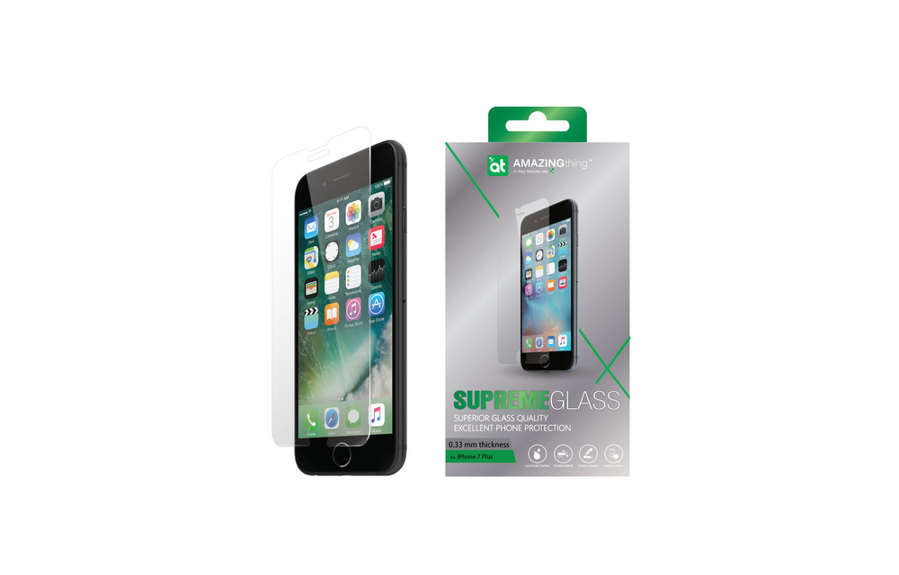 AT IPHONE 7/8 PLUS 0.33MM SUPREME GLASS (CRYSTAL)