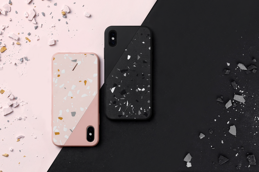 Native Union Clic Terrazzo The Hand-Crafted Terrazzo Case for iPhone Xs Max - Black