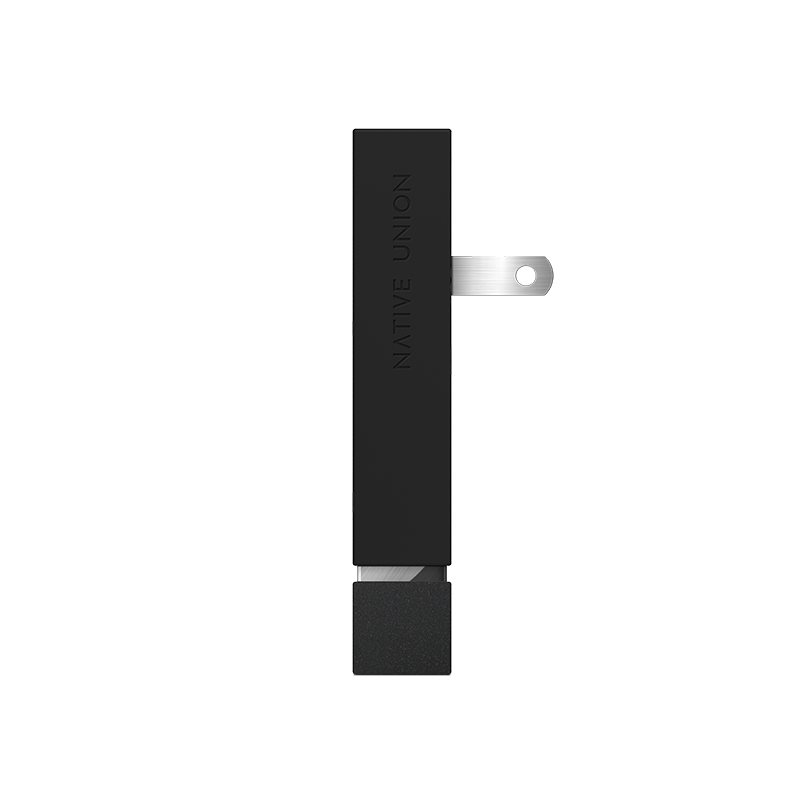 Native Union Smart Wall Charger PD with International Adapters 2Port (USB-A + USB-C ) 18W - Slate