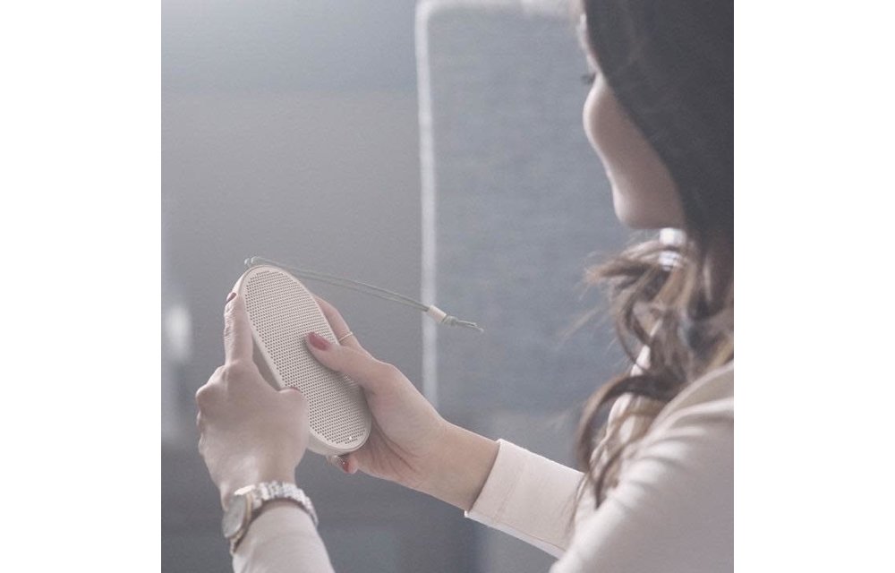 Bang & Olufsen Beoplay P2 Bluetooth Speaker With Microphone - Sand Stone