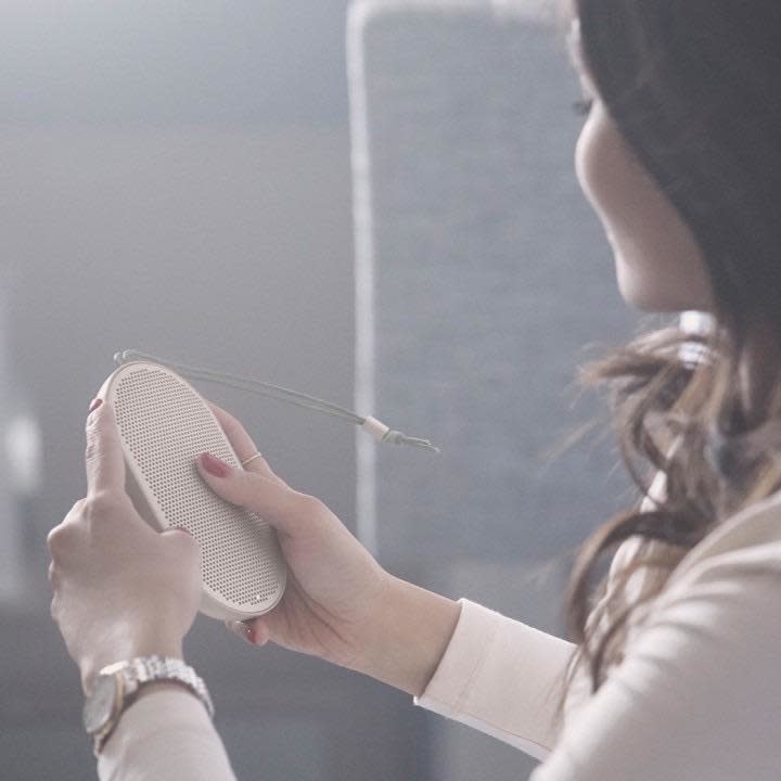 Bang & Olufsen Beoplay P2 Bluetooth Speaker With Microphone - Sand Stone