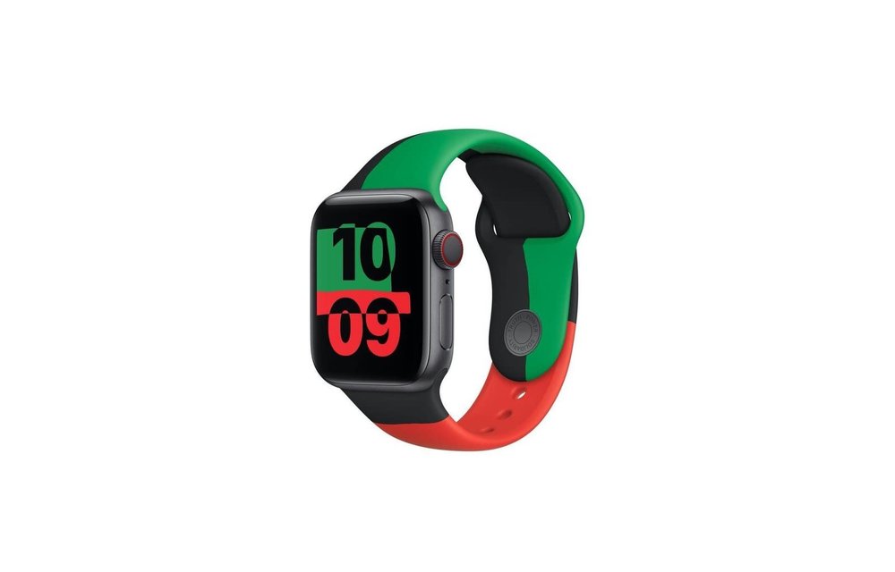 Apple Watch Sport Band Regular 42/44/45mm - Black Unity