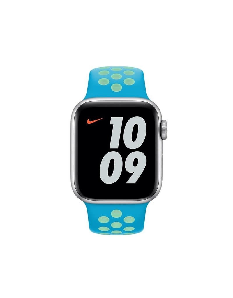 Apple Watch Nike Sport Band 38/40/41/42mm - Chlorine Blue/ Green Glow