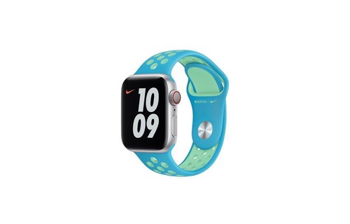 Apple Watch Nike Sport Band 38/40/41/42mm - Chlorine Blue/ Green Glow