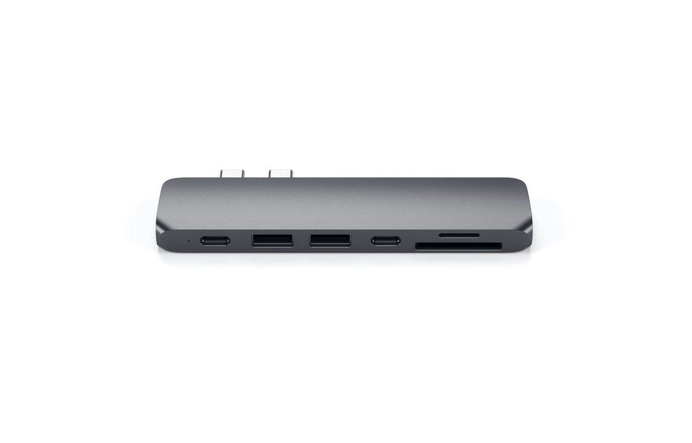 Satechi Type-C Pro Hub 7-in-2 with 4K HDMI - Space Gray