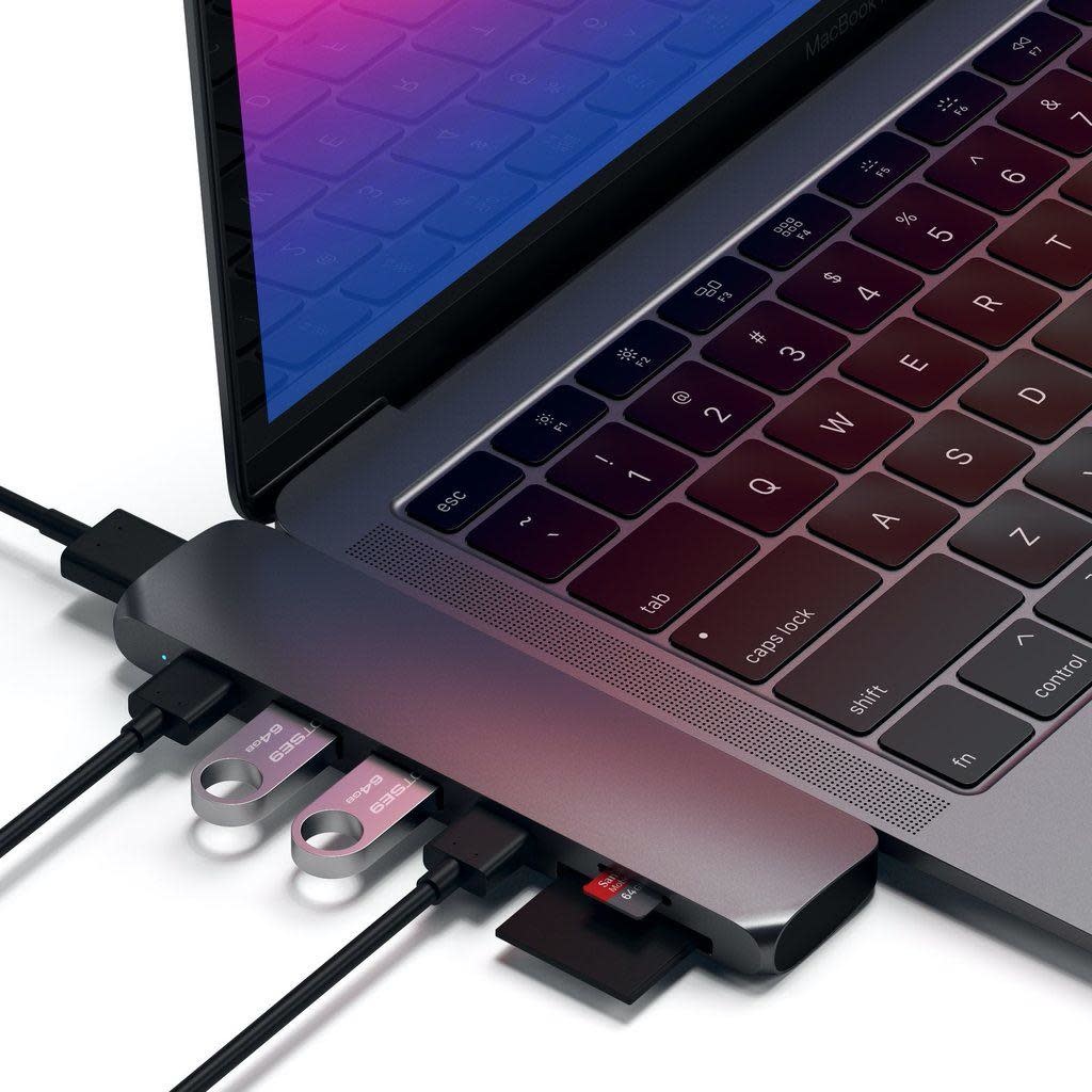 Satechi Type-C Pro Hub 7-in-2 with 4K HDMI - Space Gray