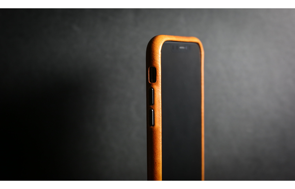 Bull Strap Genuine Bold Leather Case for iPhone Xs Max - Sienna
