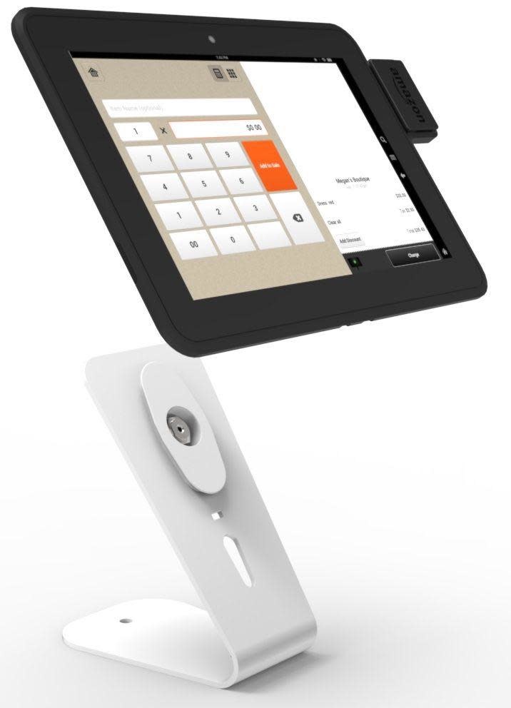 Compulocks HoverTab Universal Security Lock Stand for iPad and Tablet - Silver