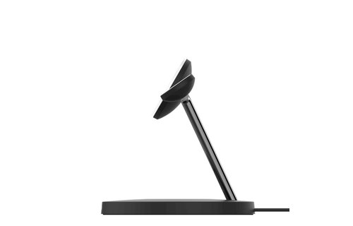 Belkin Boost Charge Pro 3-In-1 MagSafe Wireless Charging Stand UK Plug - Black