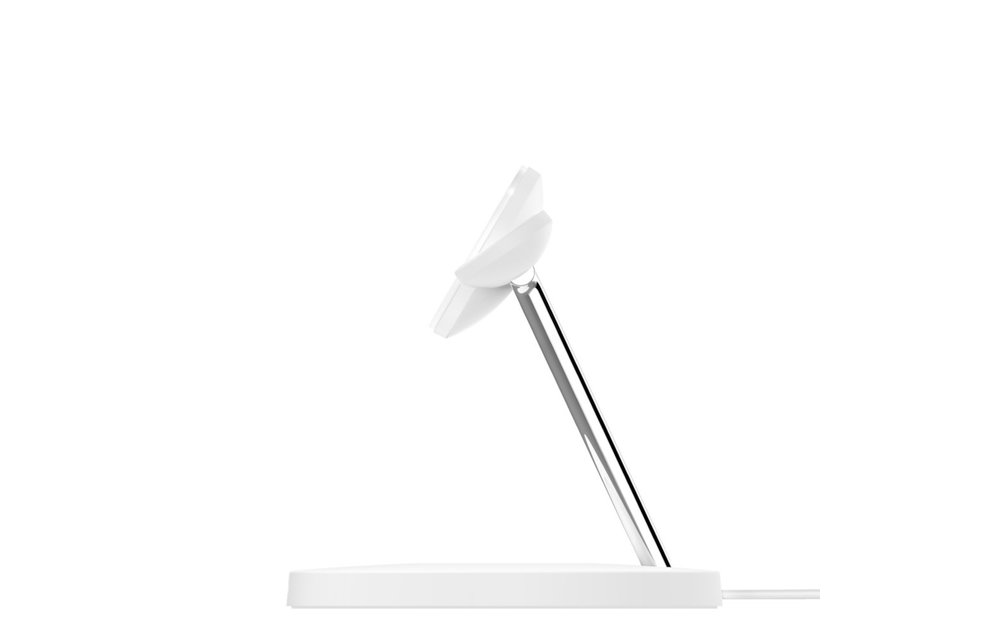 Belkin Boost Charge Pro 3-In-1 MagSafe Wireless Charging Stand UK Plug - White