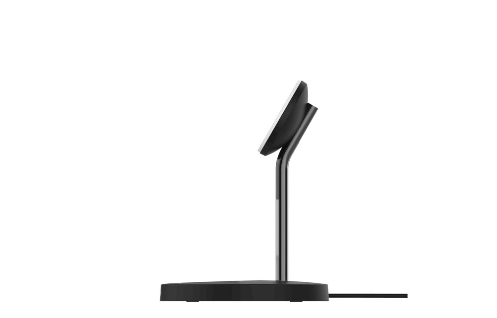 Belkin Boost Charge Pro 2-In-1 MagSafe Wireless Charging Stand UK Plug - Black