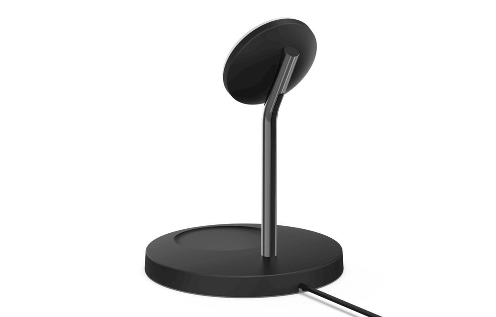 Belkin Boost Charge Pro 2-In-1 MagSafe Wireless Charging Stand UK Plug - Black