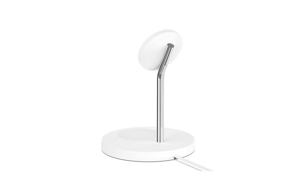 Belkin Boost Charge Pro 2-In-1 MagSafe Wireless Charging Stand - White