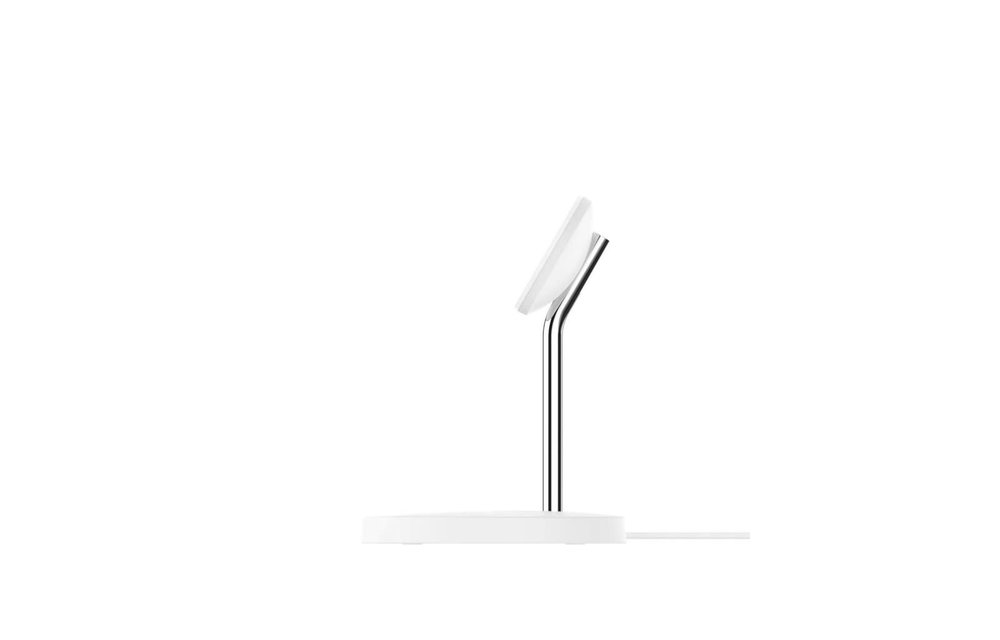 Belkin Boost Charge Pro 2-In-1 MagSafe Wireless Charging Stand - White