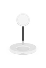 BELKIN Belkin Boost Charge Pro 2-In-1 MagSafe Wireless Charging  Stand - White