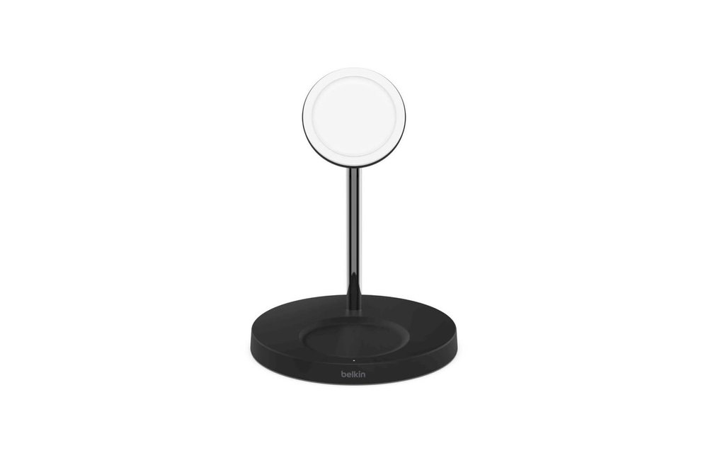 Belkin Boost Charge Pro 2-In-1 MagSafe Wireless Charging Stand - Black