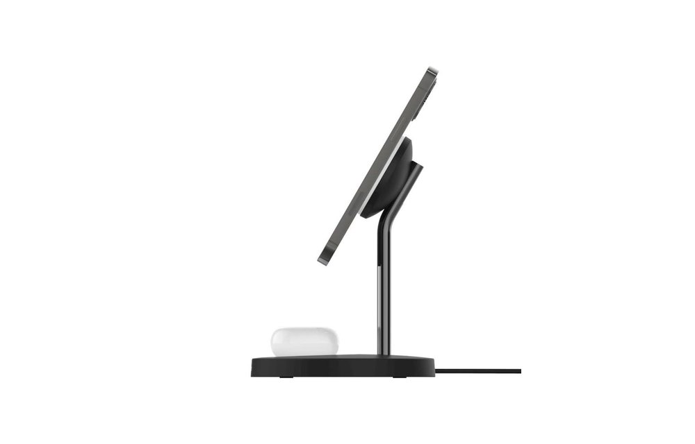 Belkin Boost Charge Pro 2-In-1 MagSafe Wireless Charging Stand - Black