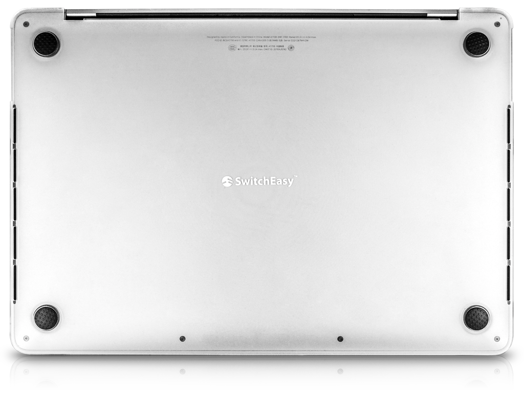 SwitchEasy Nude Hardshell Case for Apple MacBook Pro 16” (2019-2020) - Transparent