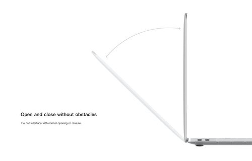 SwitchEasy Nude Hardshell Case for Apple MacBook Pro 16” (2019-2020) - Translucent Black