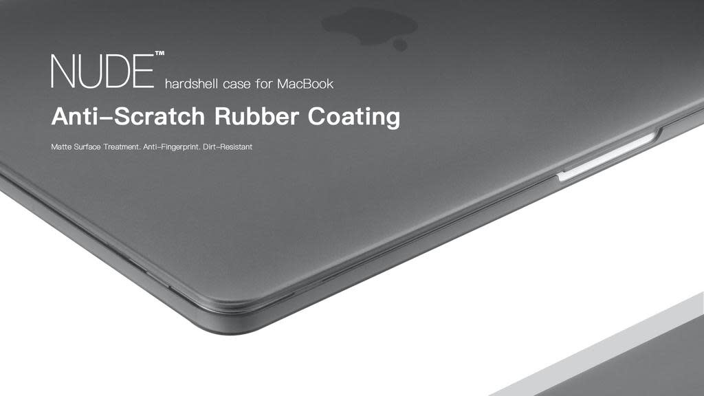 SwitchEasy Nude Hardshell Case for Apple MacBook Pro 16” (2019-2020) - Translucent Black
