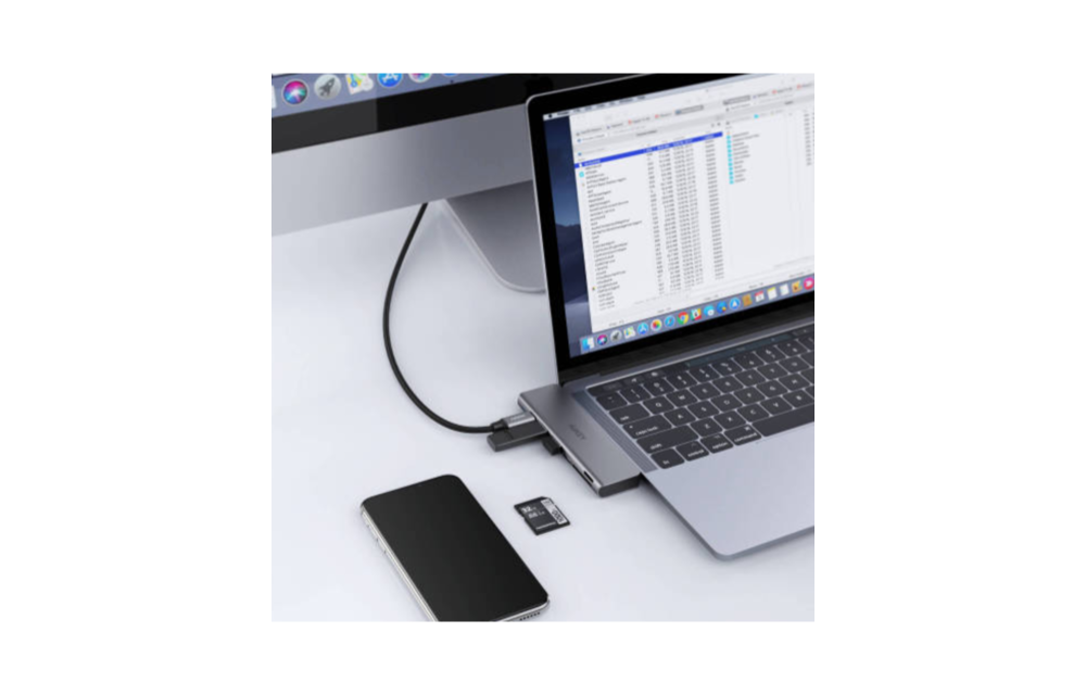 Aukey Unity Thunderbolt 4 Port 3 Hub - Gray