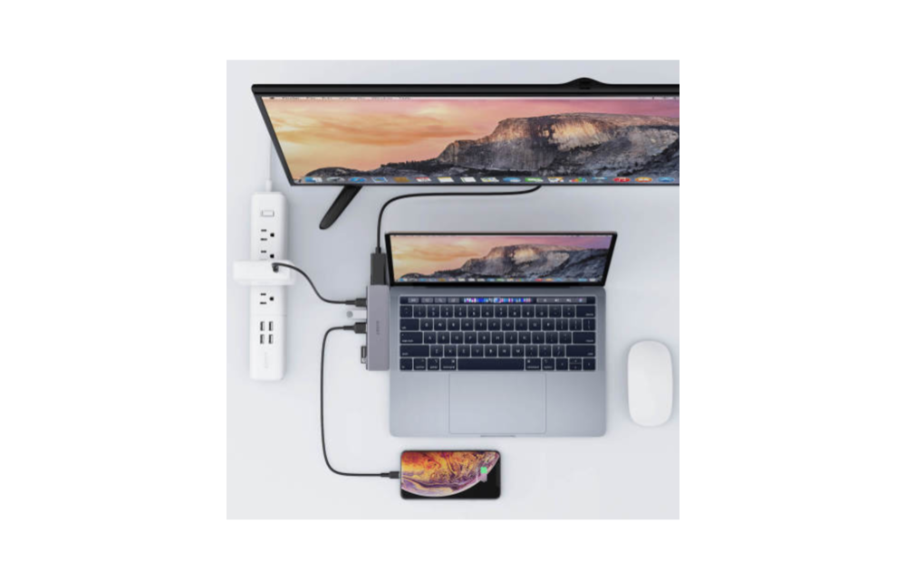 Aukey Unity Thunderbolt 4 Port 3 Hub - Gray