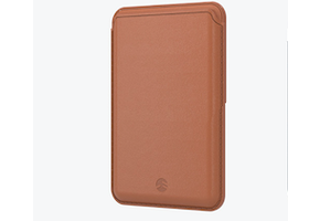 SwitchEasy Leather MagWallet with MagSafe for iPhone 12 Series - Saddle Brown