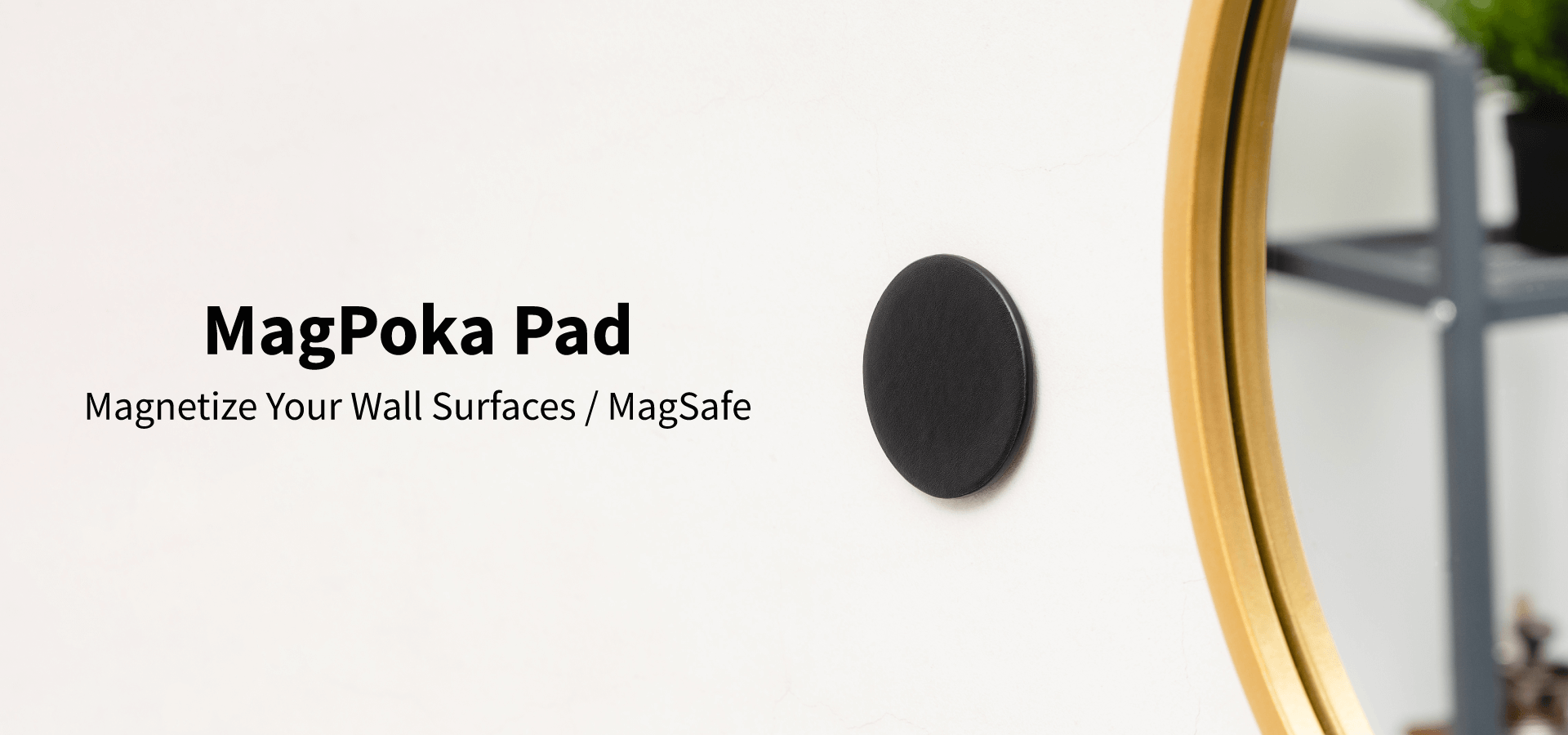 SwitchEasy MagPoka Magnetic Wall Mount Pad with MagSafe for iPhone 12 Series - Marble