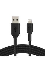 BELKIN Belkin Cable Braided USB A to Lightning 3M - Black