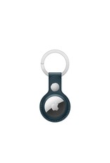 Apple Apple Air Tag Leather Key Ring - Baltic Blue
