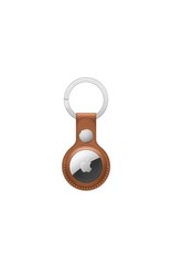 Apple Apple Air Tag Leather Key Ring - Saddle Brown