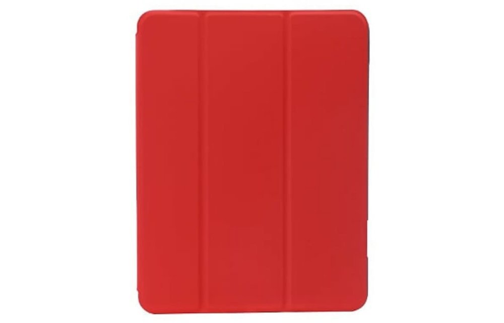 Green Premium Vegan Leather Case For iPad 10.2" 2021 - Red