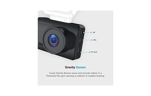 Powerology Dash Camera Pro - Black