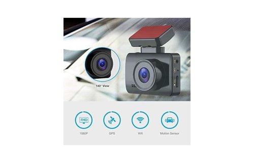 Powerology Dash Camera Pro - Black