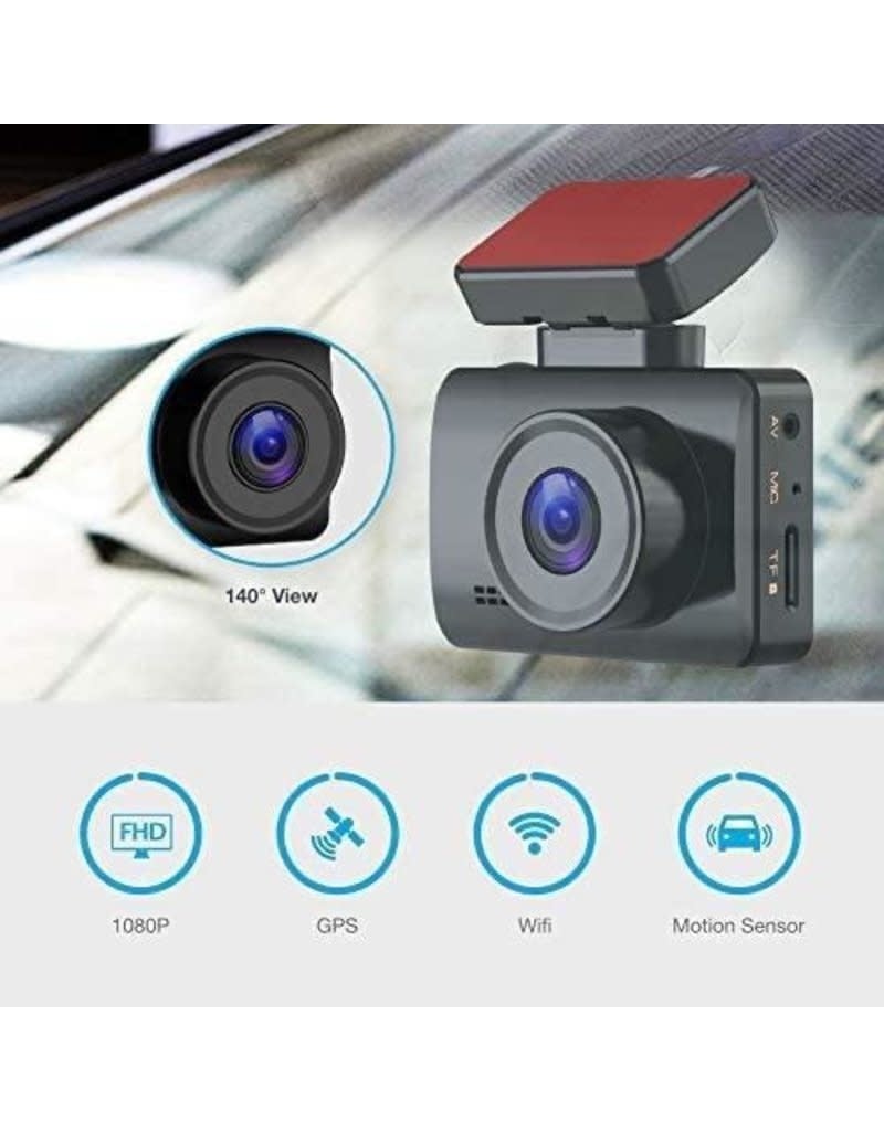 Powerology Dash Camera Pro - Black