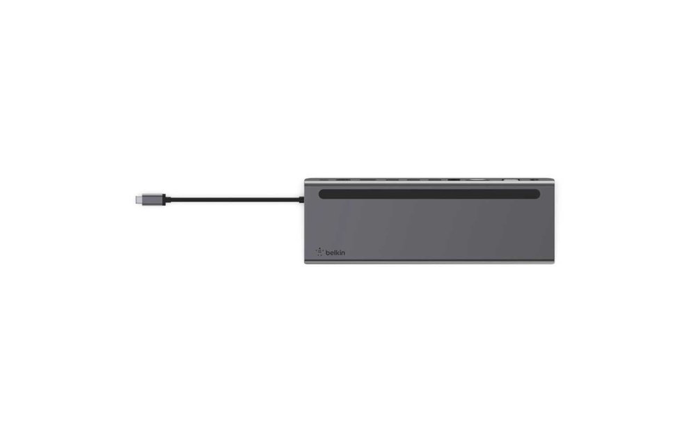 Belkin Connect USB-C 11 in 1 Multiport Dock - Gray