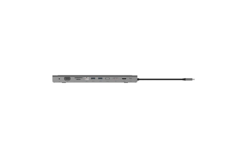 Belkin Connect USB-C 11 in 1 Multiport Dock - Gray