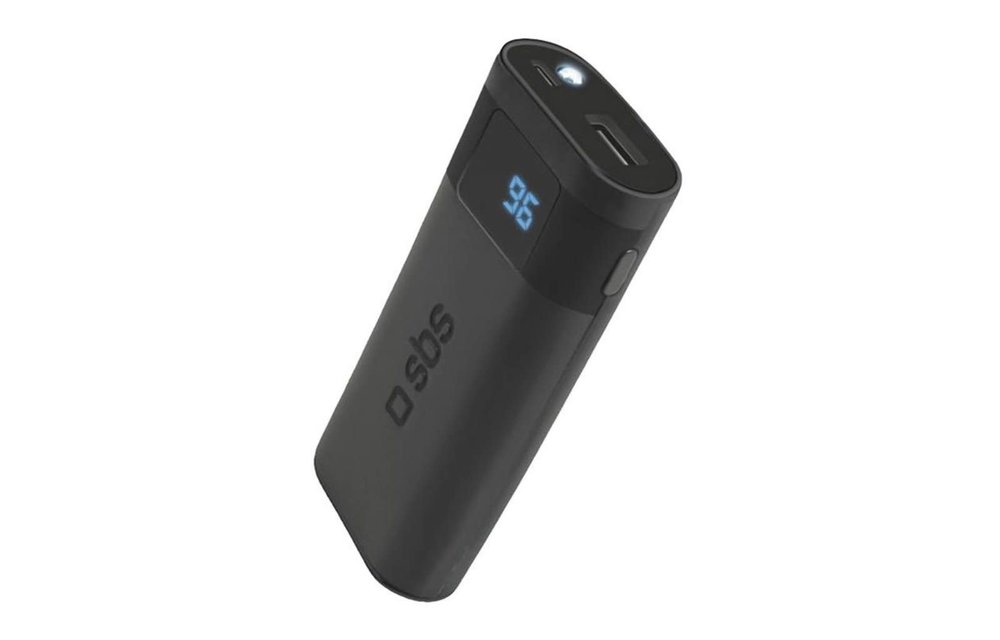 SBS Power bank 5000mAh with Object Tracker - Black