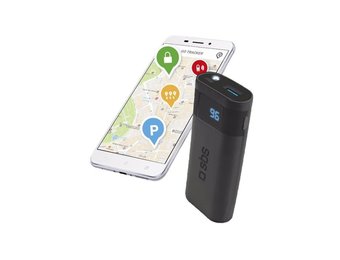 SBS Power bank 5000mAh with Object Tracker - Black